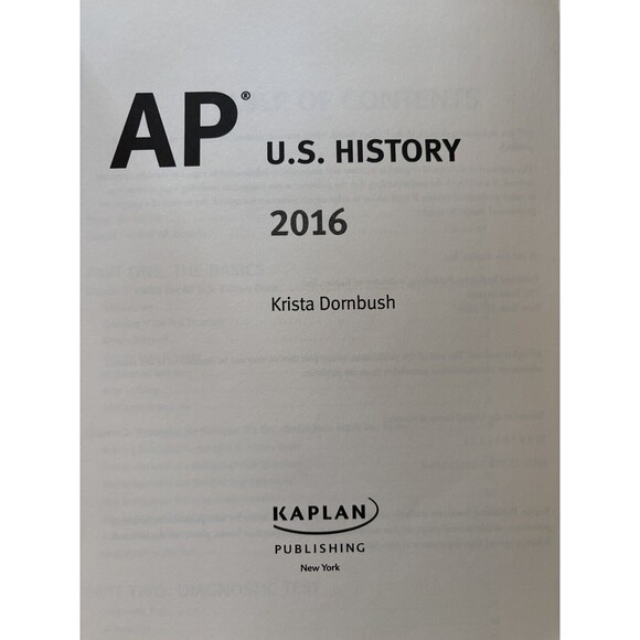 Kaplan AP  - U. S. History Book + DVD - Review | Practice & Diagnostic Tests - Picture 6 of 8